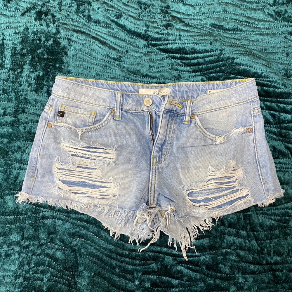 KanCan Distressed Shorts